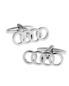 Audi badge cufflinks