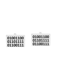 Binary code cufflinks