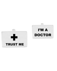 Funny cufflinks for doctors