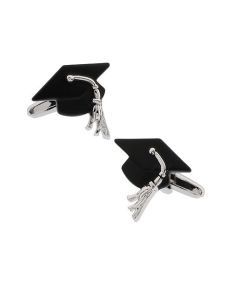 Graduation cap cufflinks
