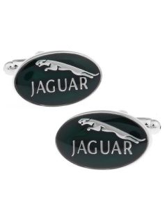 Jaguar car badge cufflinks