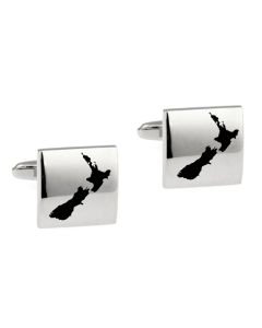 New Zealand North and South island cufflinks