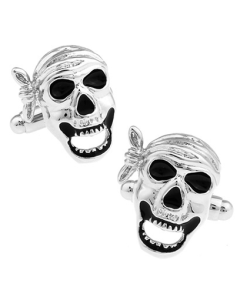 Pirates skull cufflinks