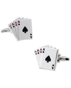 Playing card cufflinks