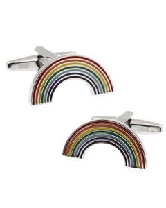Rainbow cufflinks
