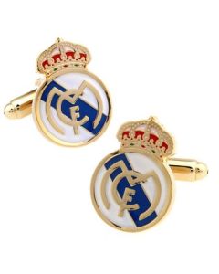 Real Madrid football badge cufflinks