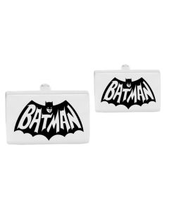 Rectangle cufflinks with Batman design