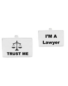 Trust me I'm a lawyer cufflinks