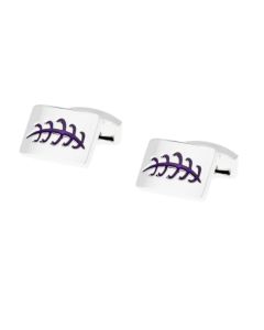 Purple Fern cufflinks