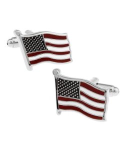 USA flag cufflinks