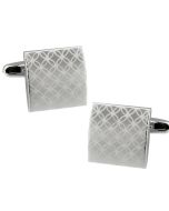 Cufflinks with circle patterns