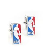 NBA Cufflinks with Platinum plated finish
