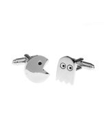 Pac man and ghost cufflinks