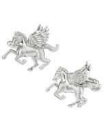 Pegasus horse cufflinks