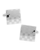 Cufflinks with small check design