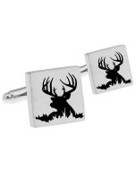 Cufflinks with large Stag design