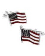 USA flag cufflinks