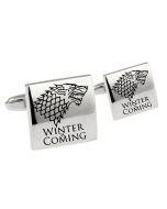 Game of Thrones winter is coming cufflinks