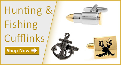 View our selection of hunting and fishing themed cufflinks for me in New Zealand.
