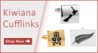 View our selection of Kiwiana themed cufflinks.